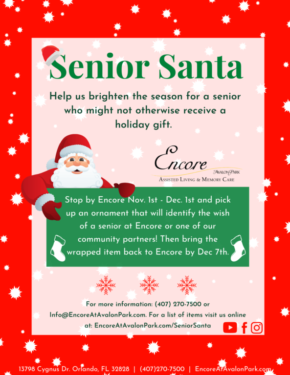 Senior Santa at Encore at Avalon Park